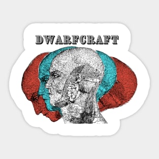 Dwarfcraft Heads Sticker